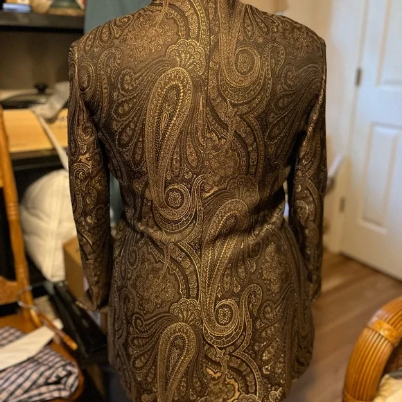 Paisley Brown Women's Jacket by Jones New York - Picture 3 of 7